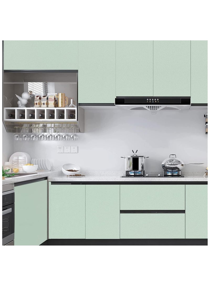 Anna 40CM x 10M Self-Adhesive Waterproof and Moisture-Proof Solid Color Simple Decorative Wallpaper - Image 3