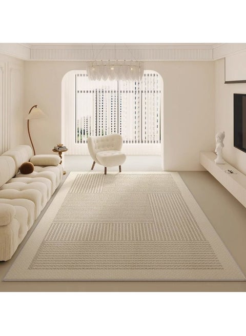 Boho Area Rugs 200x300cm Water-proof Modern Large Rug Non-Slip Carpet Multisize Geometric Pad Oriental Mat for Dining Room Home Bedroom Living Room Decor (A-200x300cm)