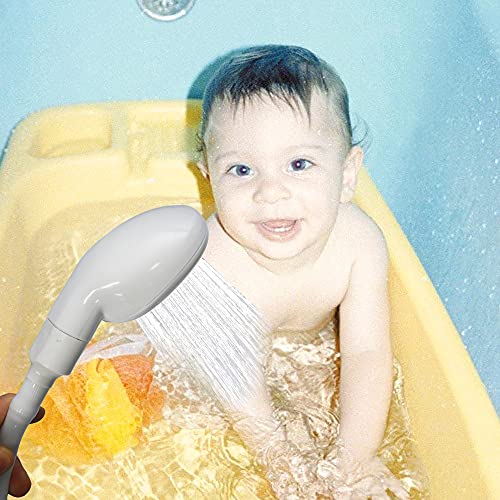 CaoXiong 2m/6.56Ft Sink Hose Faucet Sprayer,Shampoo Sprayer Handheld Hose Shower Head Spray Hose with Hair Catcher Drain Strainers for Bathing Baby,Pets Shower,Washing Hair,Rinsing Vegetables,Utility Sink - Image 3