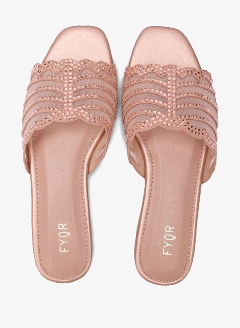 FYOR Mesh Diamante Slide Sandal MY 258 - Image 4