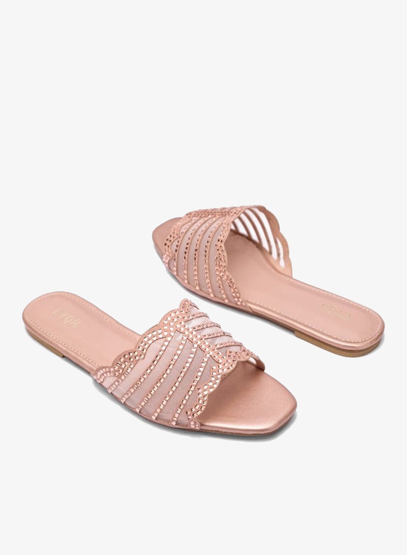 FYOR Mesh Diamante Slide Sandal MY 258 - Image 3