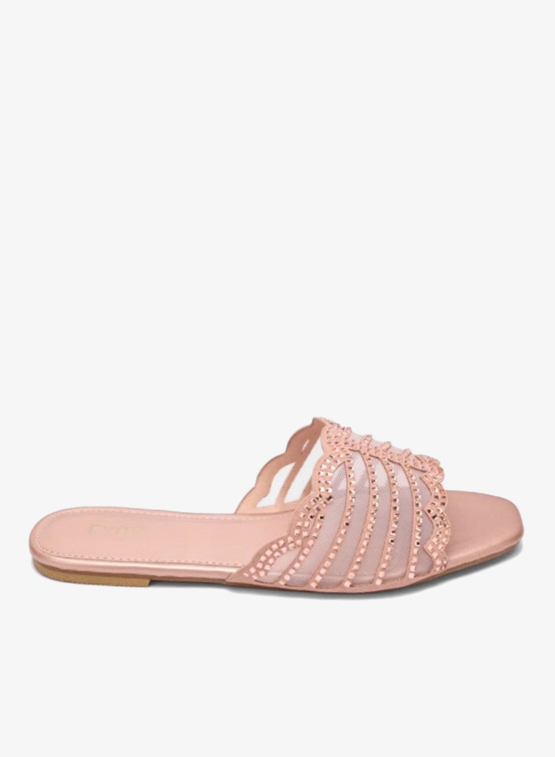 FYOR Mesh Diamante Slide Sandal MY 258 - Image 1