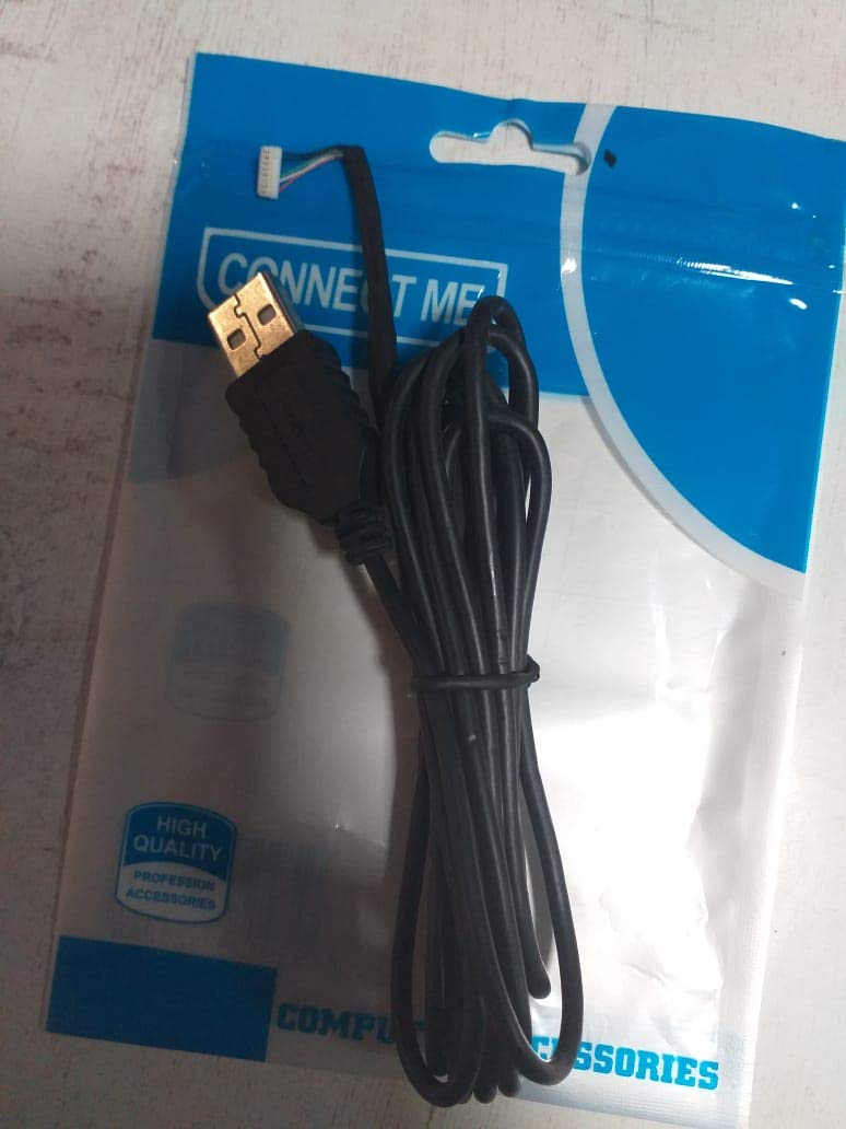 BALAJI Morpho mso-1300 e e2 e3 Finger Print Scanner Cable Wire , 2 m, Black - Image 3