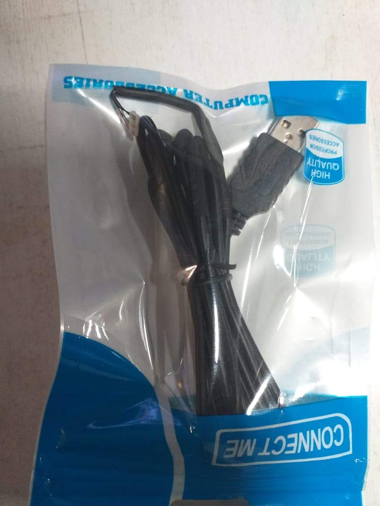 BALAJI Morpho mso-1300 e e2 e3 Finger Print Scanner Cable Wire , 2 m, Black - Image 2