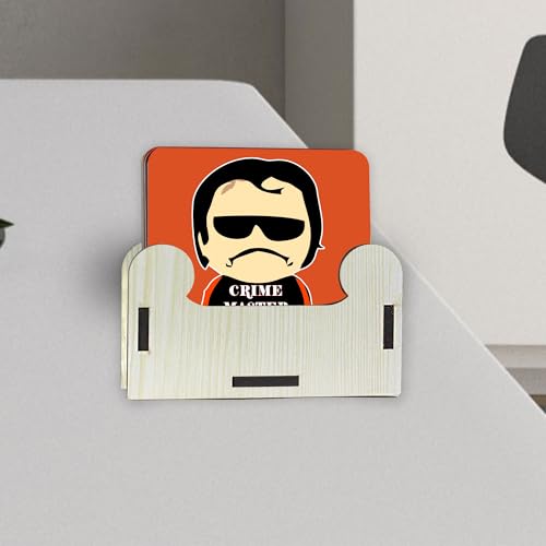 ASHVAH Funny Bollywood Villains Quirky Quotes Printed Tea Coaster Set COMBO-19 - Image 3
