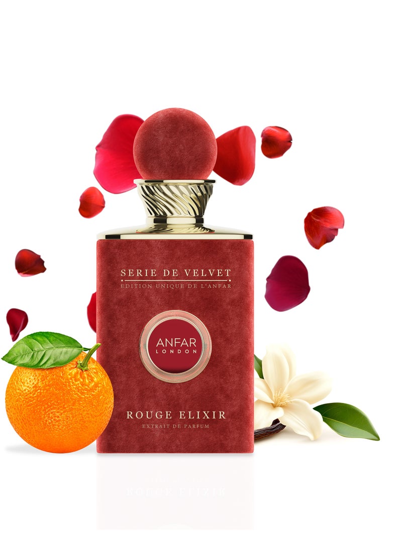 ANFAR LONDON ROUGE ELIXIR pour FEMME Extrait de Parfum, Lemon Verbena, Clove, Rosewood, Mandarin, Cinnamon, Rose, Lily,FOR WOMEN,100ML - Image 2