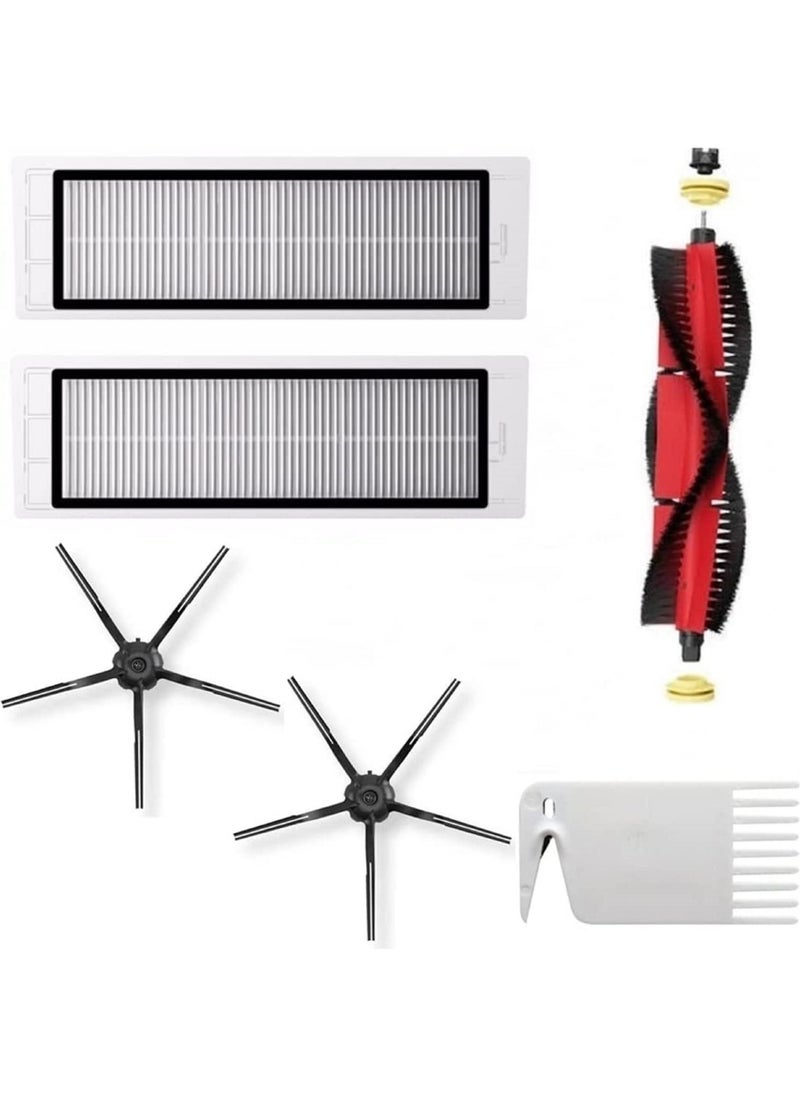 roborock S5 MAX-S50 S6 S6 Maxv Pure Compatible Black Set-6 Pieces 