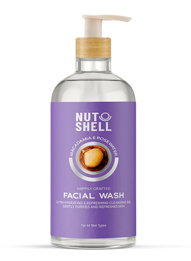 Macadamia & Rose Water Facial Wash