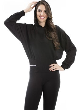 Alexander Gardi Hooded Waist Detail Sweatshirt (B20-16790)  - Image 2