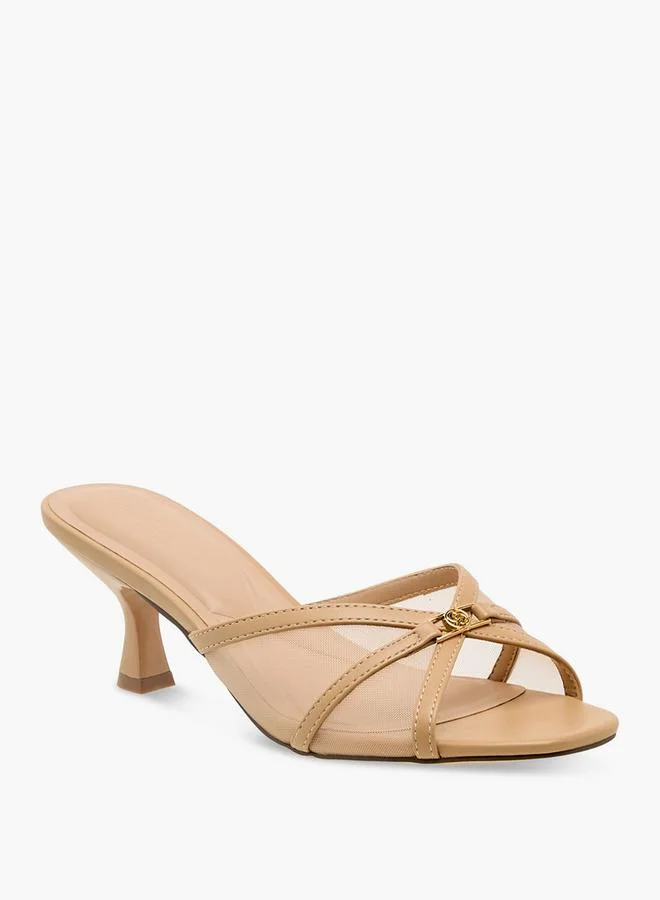 Celeste BEIGE Women Kitten Heel Sandals for Women | Best Price UAE