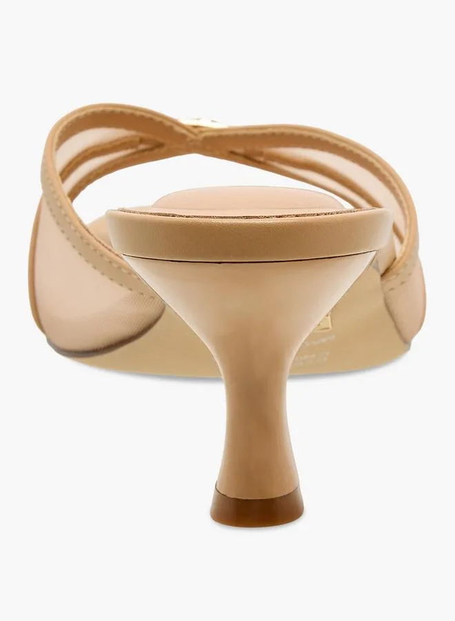 Celeste BEIGE Women Kitten Heel Sandals for Women | Best Price UAE