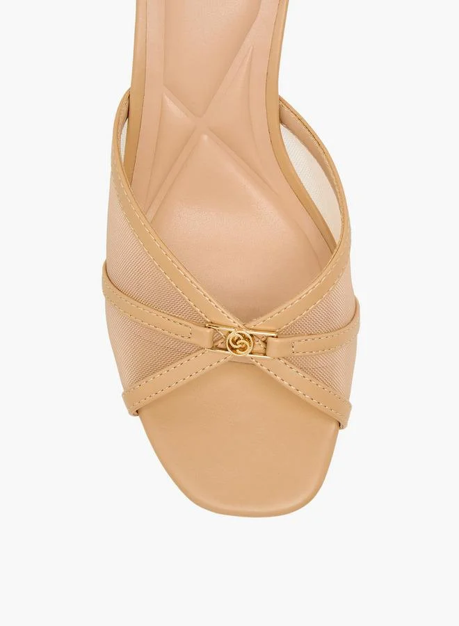 Celeste BEIGE Women Kitten Heel Sandals for Women | Best Price UAE