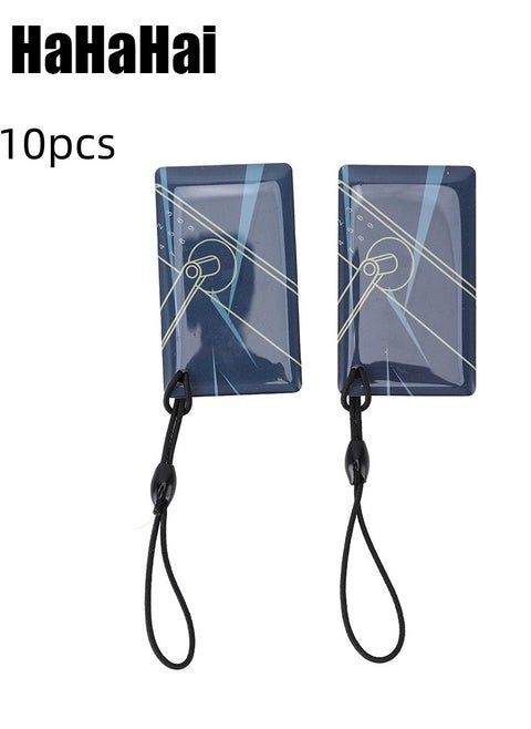 10 Pack IC Card Key Fob for Door Entry Access Control System, 13.56mhz High Sensitivity