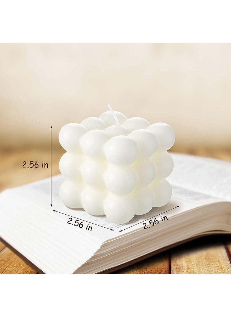 PURCHASE PLUSE PURCHASE PLUSE Bubble Candle 3D Cube Aromatherapy Soy Wax Handmade Scented Candle with Orchid Fragrance Ideal for Home Decor and Gifting 2  - Image 4