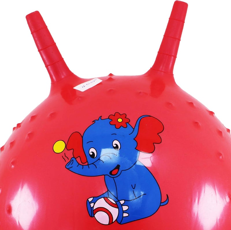 Fitto Skippy Ball 55cm Durable Exercise Ball for Fitness, Balance, Outdoor Play - 400g, Vibrant Colors for Kids & Adults - Image 4