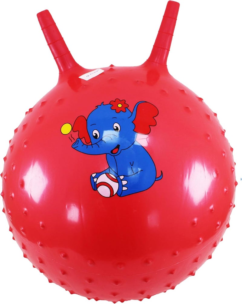 Fitto Skippy Ball 55cm Durable Exercise Ball for Fitness, Balance, Outdoor Play - 400g, Vibrant Colors for Kids & Adults - Image 5