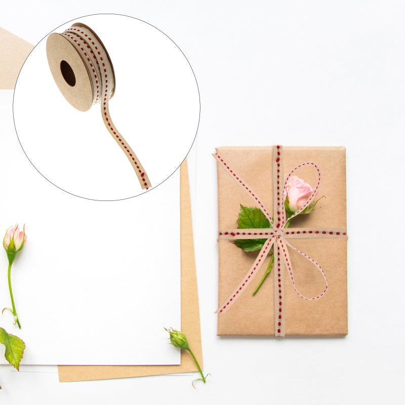1 Roll Ribbon Wrapping Party Home DIY Packaging Wedding Decoration Tape - Image 1