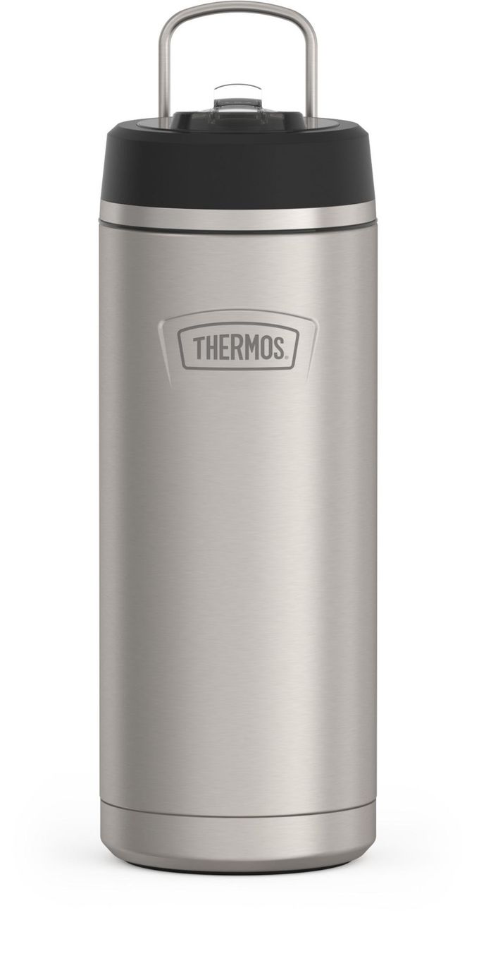 THERMOS Icon Series By Thermos Stainless Steel Water Bottle With Straw Lid, 32 Ounce, Matte Stainless Steel - Image 4
