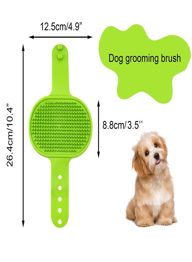 Quacc Dog Shampoo Brush Adjustable Handle Pet Grooming Bath Brush for Long Short Haired Dogs, Cats Shampooing Massaging - Image 4