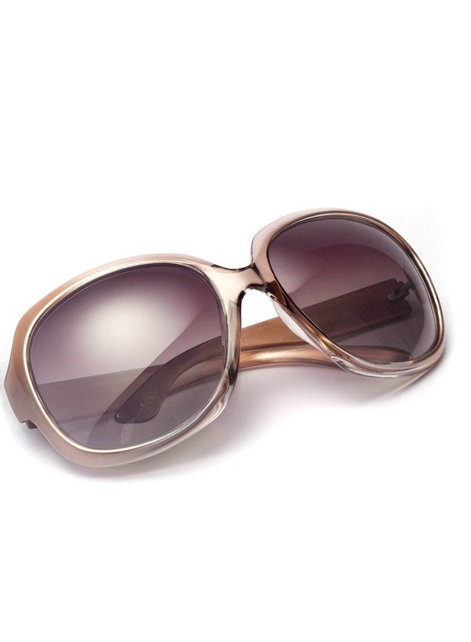 AkoaDa Polarized Sunglasses for Women, AkoaDa UV400 Lens Sunglasses for Female 2018 Fashionwear Pop Polarized Sun Eye Glass(Champagne) - Image 1