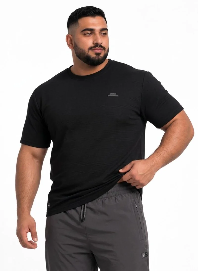 Abitos Level Up Plus Size SoftTouch Training Tshirt Blackout