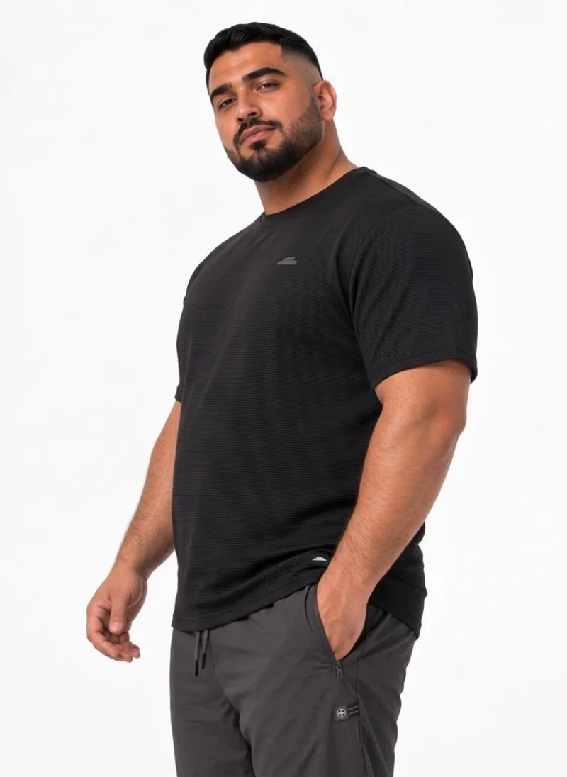 Abitos Level Up Plus Size SoftTouch Training Tshirt Blackout