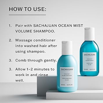 SACHAJUAN Ocean Mist Volume Conditioner 990 ml - Image 3