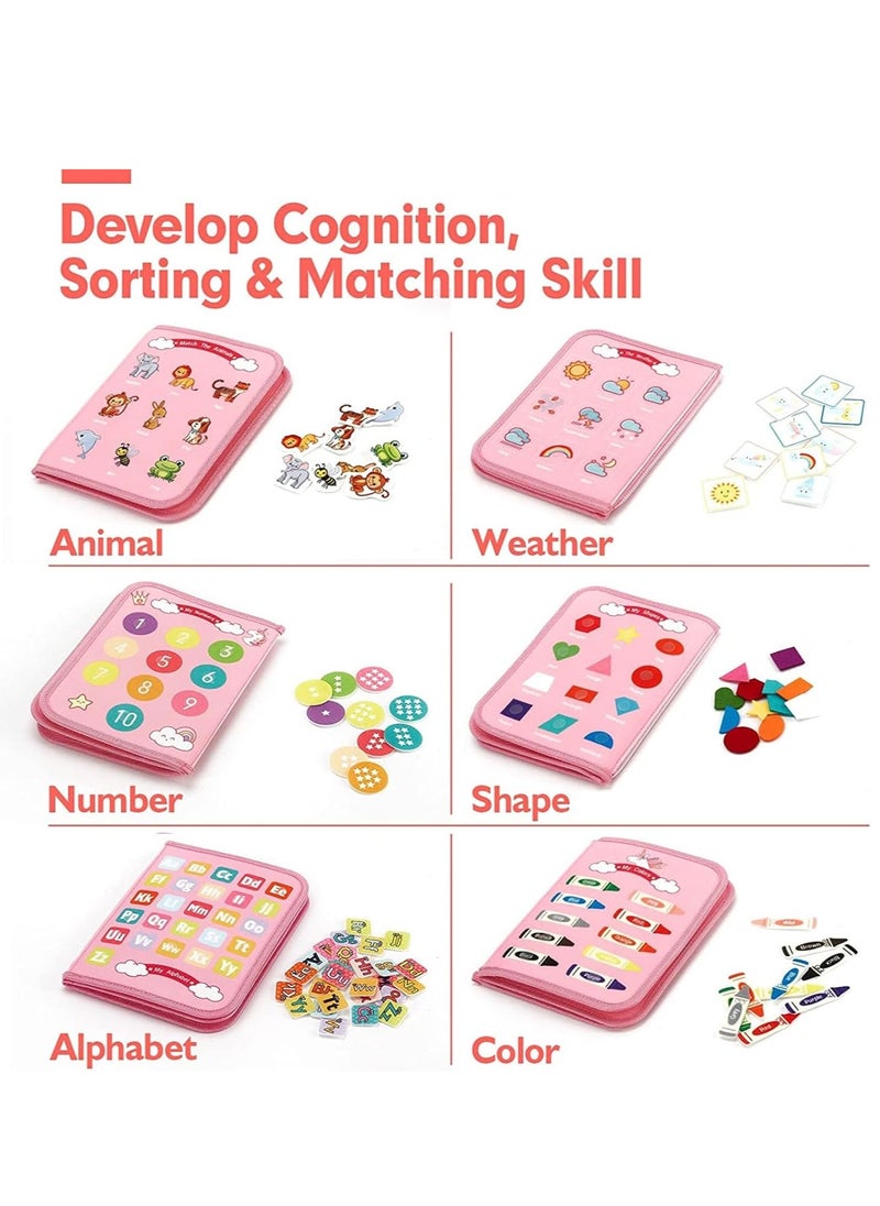 GUDOO - Busy Board Montessori Toy Toddler Sensory Board Toys For Learning Fine Motor Skills Preschool Educational Learning Toys Gift For Boys Girls Ages 1,2,3,4 - Image 1