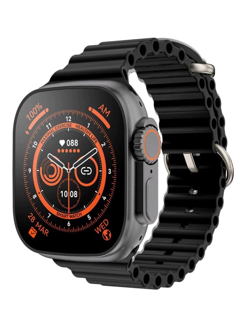T800 ULTRA (2023) ساعة ذكية 1.99 بوصة IPS عرض NFC بلوتوث V5 Call شاحن لاسلكي