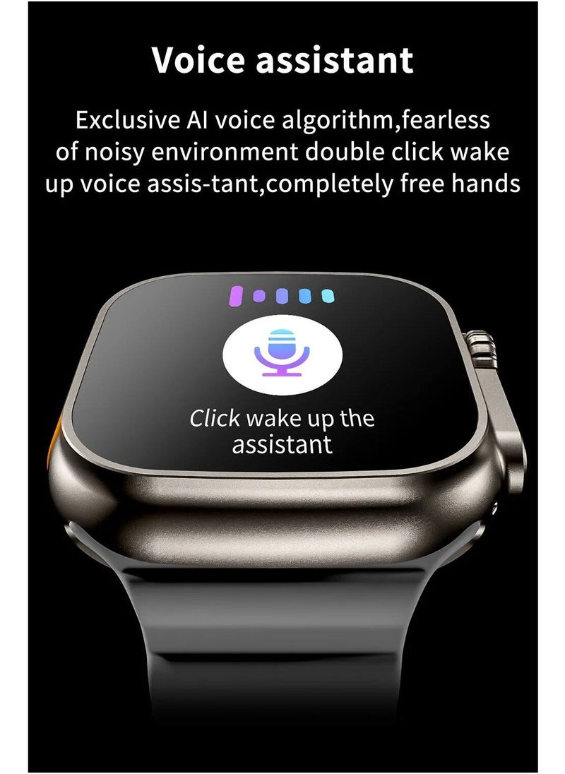 T800 ULTRA (2023) ساعة ذكية 1.99 بوصة IPS عرض NFC بلوتوث V5 Call شاحن لاسلكي