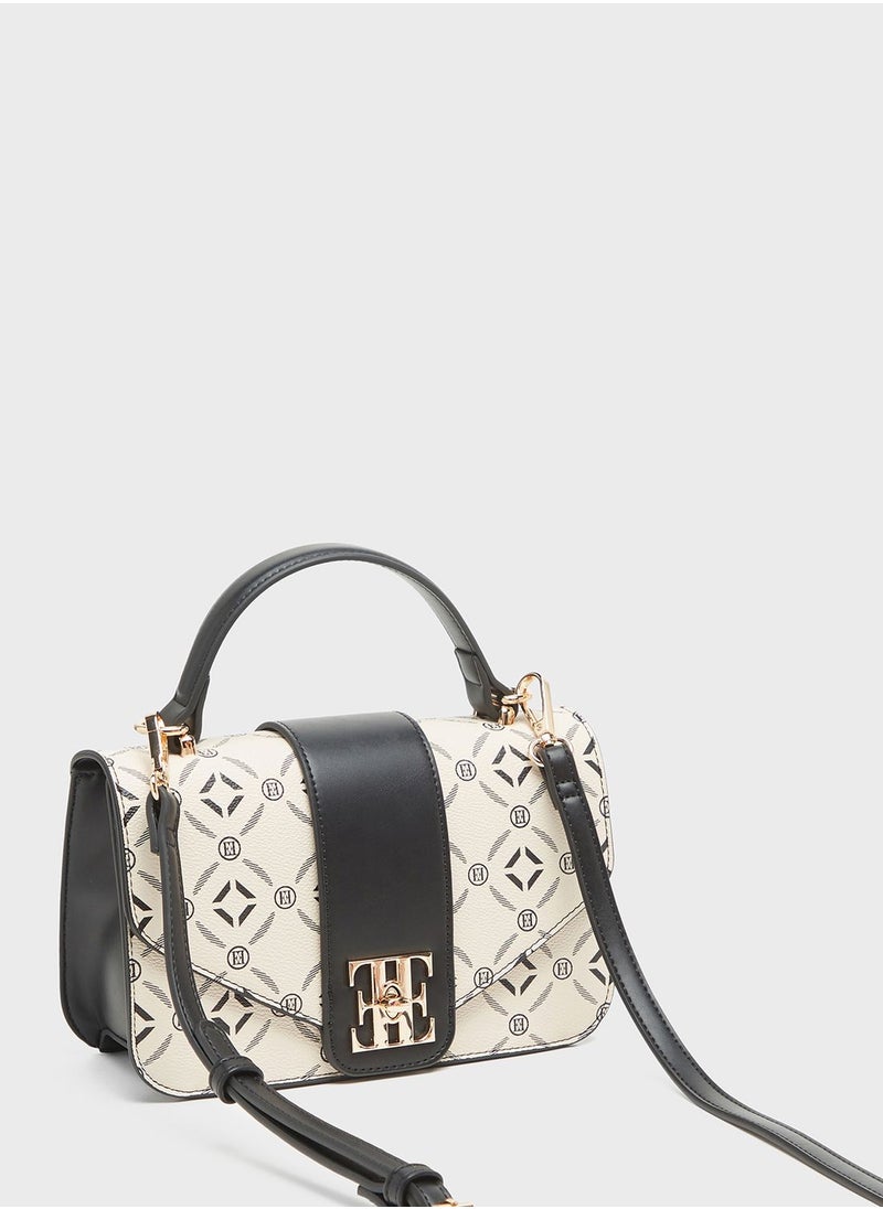 ELLE - Flap Over Satchel - Image 1