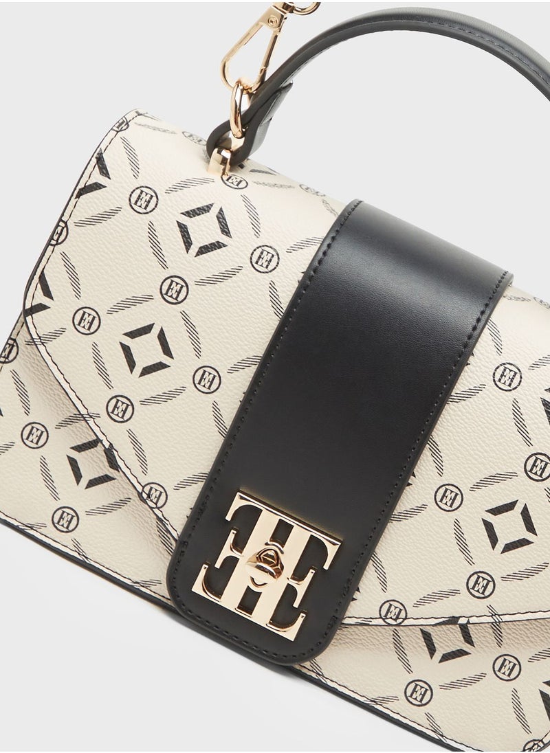 ELLE - Flap Over Satchel - Image 1