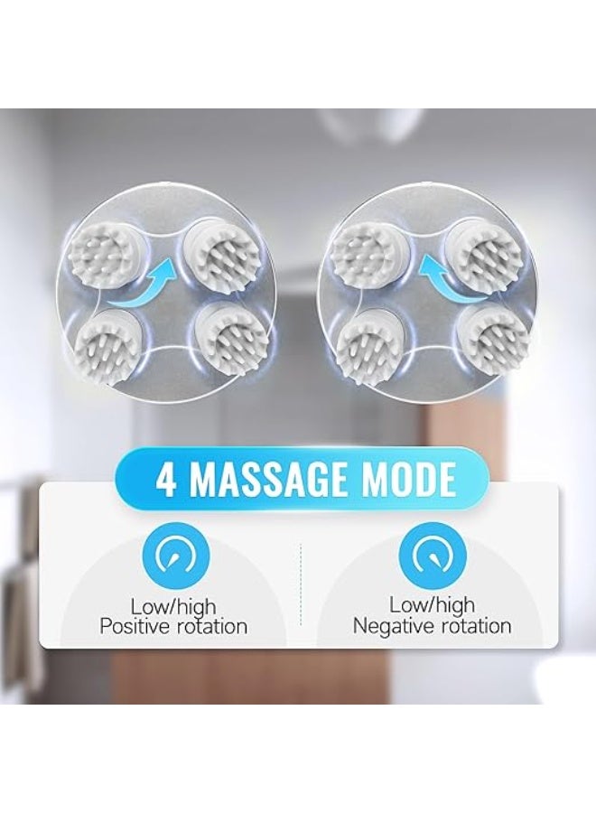 Cordless Electric Scalp Massager – Portable Head Scratching & Vibration Comb with 4 Modes – Deep Cleansing, Hair Growth & Stress Relaxation - Image 4