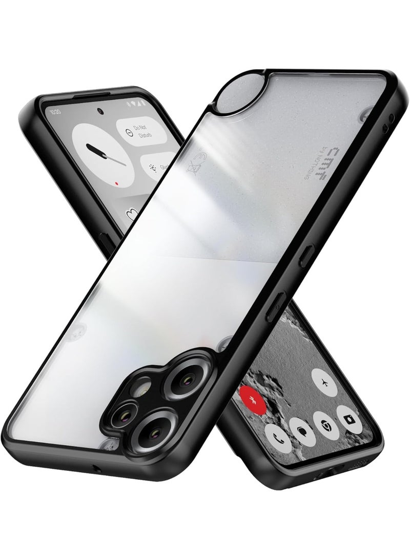 Case for Nothing CMF Phone 2 Pro Shockproof Crystal Clear Hard Back Cover Anti-Yellowing Case 360 Degree Protection TPU Bumper Transparent Back Cover Case for Nothing CMF Phone 2 Pro  - Image 1