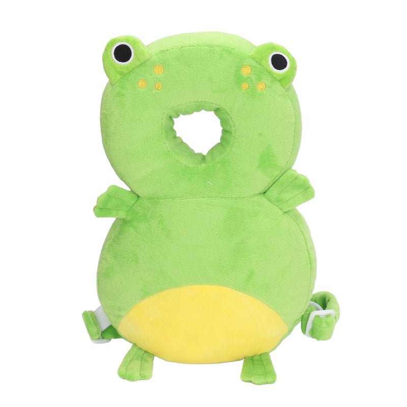 Baby Head Protector Backpack: 30Cm Adjustable Strap Thick PP Cotton Filling - Cute Animal Design Soft Skin Friendly Pad for Toddlers Learning To Sit Walk Crawl - Image 1