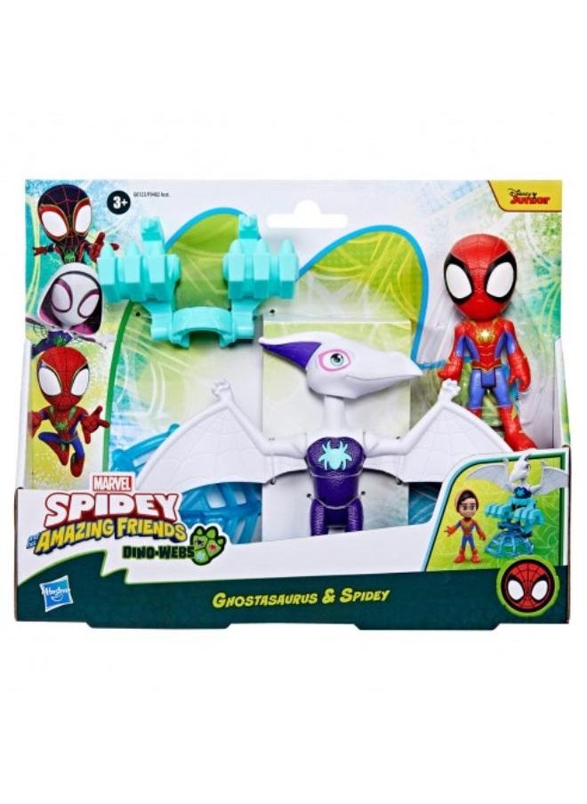 MARVEL Marvel Spidey And His Amazing Friends Dino-Webs Ghostasaurus & Spidey 