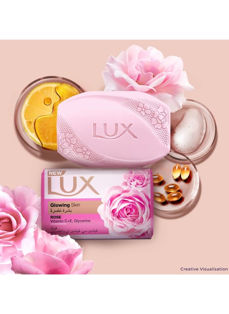 Lux - Glowing Skin Rose Bar Soap - Image 1