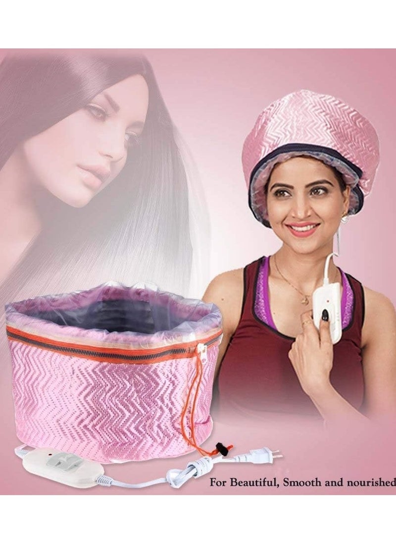 Festive Gallery Hair Steamer Cap,Hair Care Hat,Hair SPA Cap,Thermal Hair Cap,Waterproof Home Hair Thermal Care Electric Hair Treatment Beauty Steamer Perfect for Family Personal Care  - Image 2
