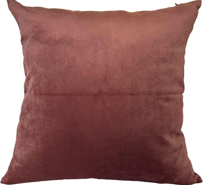 SOLID VELVET THROW PILLOW COVEREURO SHAMCUSHION SHAM SUPER LUXURY SOFT PILLOW CASES MANY COLOR SIZE OPTIONS 22X22 DEEP TRUFFLE