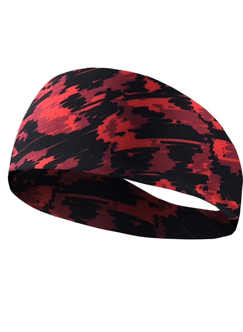 Generic 3 Pack Elastic Sweat Wicking Head Band Workout Headbands for Men Women  - Image 2