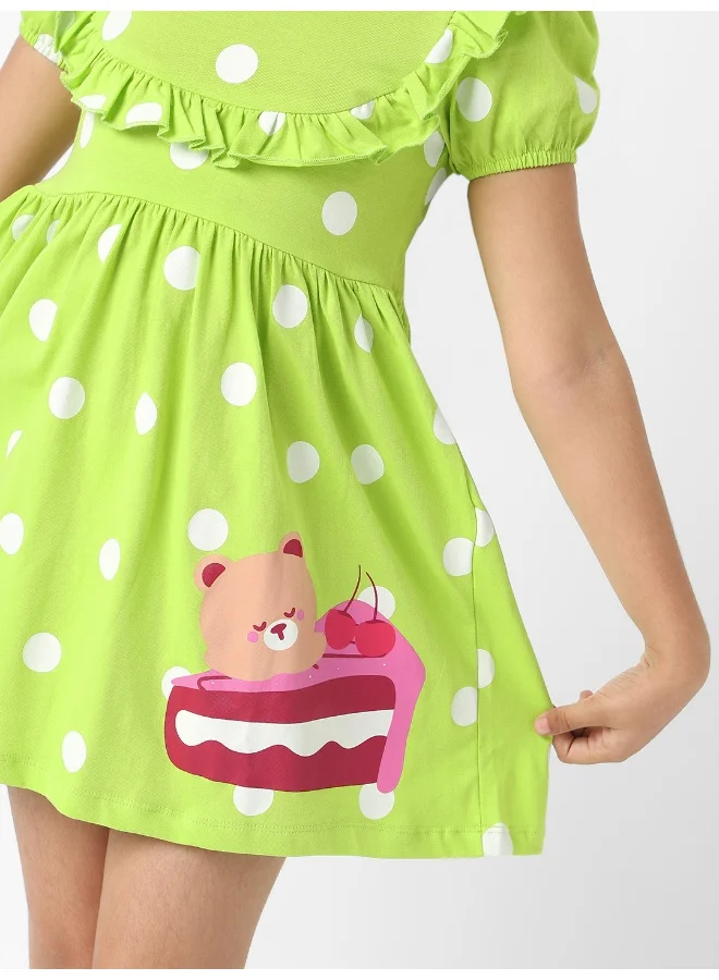 Nautinati Polka Dot Dress