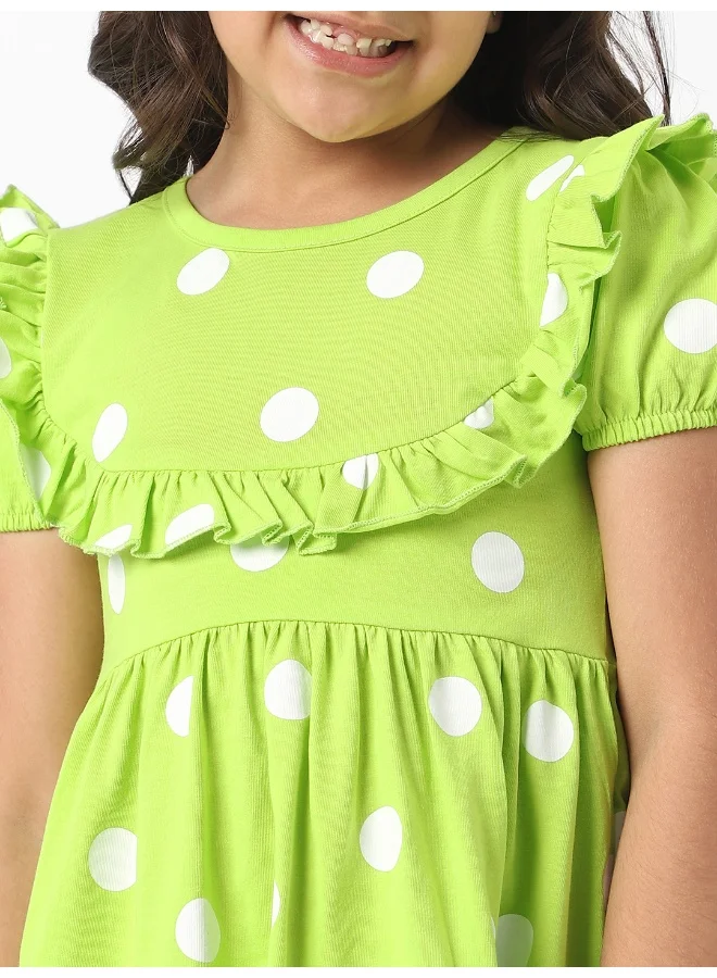 Nautinati Polka Dot Dress