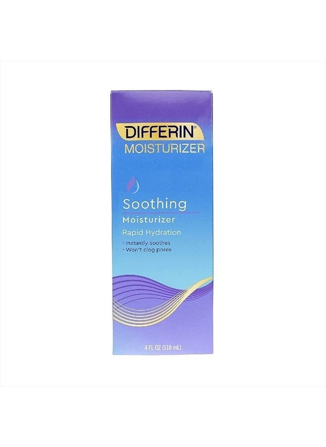 differin - Face Moisturizer by the Makers of Differin Gel, Soothing Lotion for Face and Body, Gentle Skin Care for Acne Prone Sensitive Skin, 4 Oz (Packaging May Vary) - Image 1