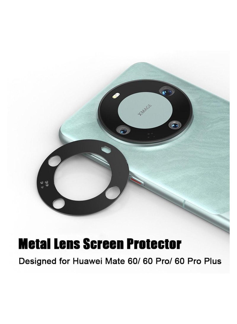 Wtech Premium Camera Lens Sheild Film Protector Shield For Huawei Mate 60 Pro 5G 2023 / Huawei Mate 60 Pro Plus 5G 2023 Clear/Black - Image 3