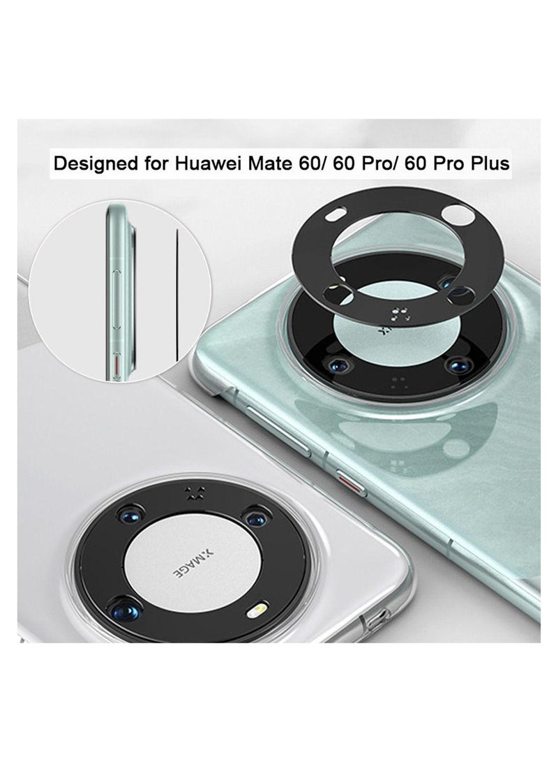 Wtech Premium Camera Lens Sheild Film Protector Shield For Huawei Mate 60 Pro 5G 2023 / Huawei Mate 60 Pro Plus 5G 2023 Clear/Black - Image 2