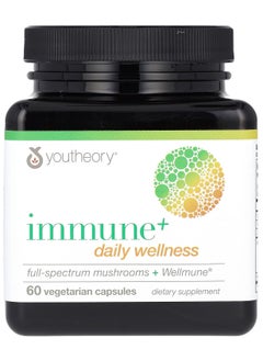 youtheory Immune+ Daily Wellness, 60 Vegetarian Capsules 