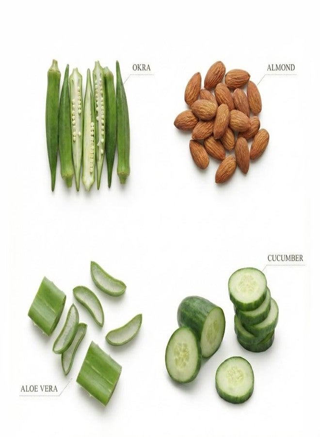 ALARA OKRA MOISTURISER Deep Hydrating Face Moisturizer for Dry Skin - Natural Hydrating Moisturiser with Aloe Vera & Almond Oil for All Skin Types 100GM - Image 5