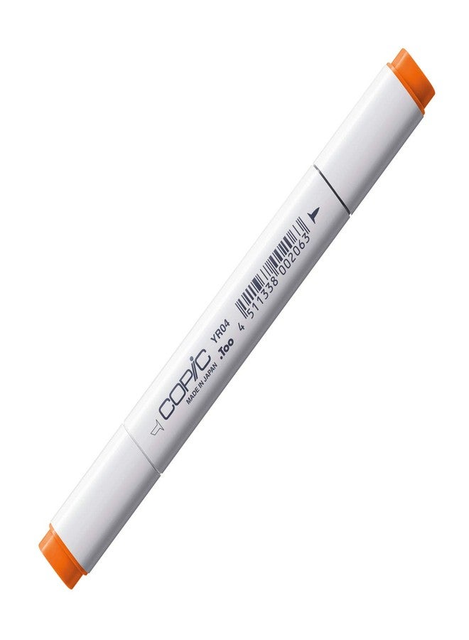 Copic Marker with Replaceable Nib, YR04-Copic, Chrome Orange - Image 1
