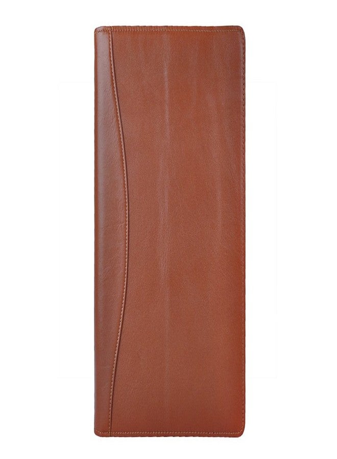 XIAOZHI iCarryAlls Leather Organizer Padfolio with 3-Ring Binder, Fits Letter-Size / A4 Notepad,Brown, 9.8x9.8x12.8 in., 150388PJJ-Brown - Image 1