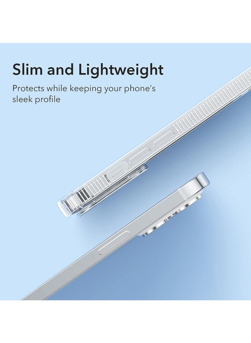 Wtech TPU Hand Grip Air Pillow Case Cover For Apple iPhone 15 Pro Max 2023 Clear/Navy Blue - Image 5